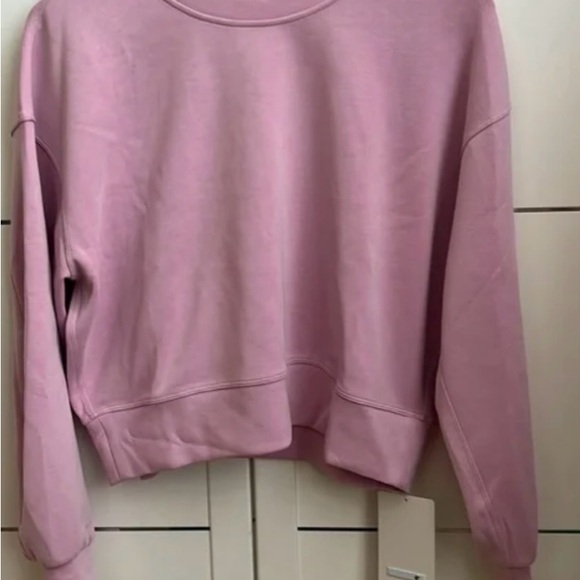 Lululemon Softstreme, Perfectly Oversized Cropped Crew Sweatshirt - Picture 6 of 7
